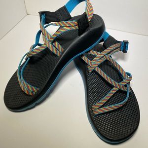 Womens Chaco Classic Fiesta Rainbow Sandals